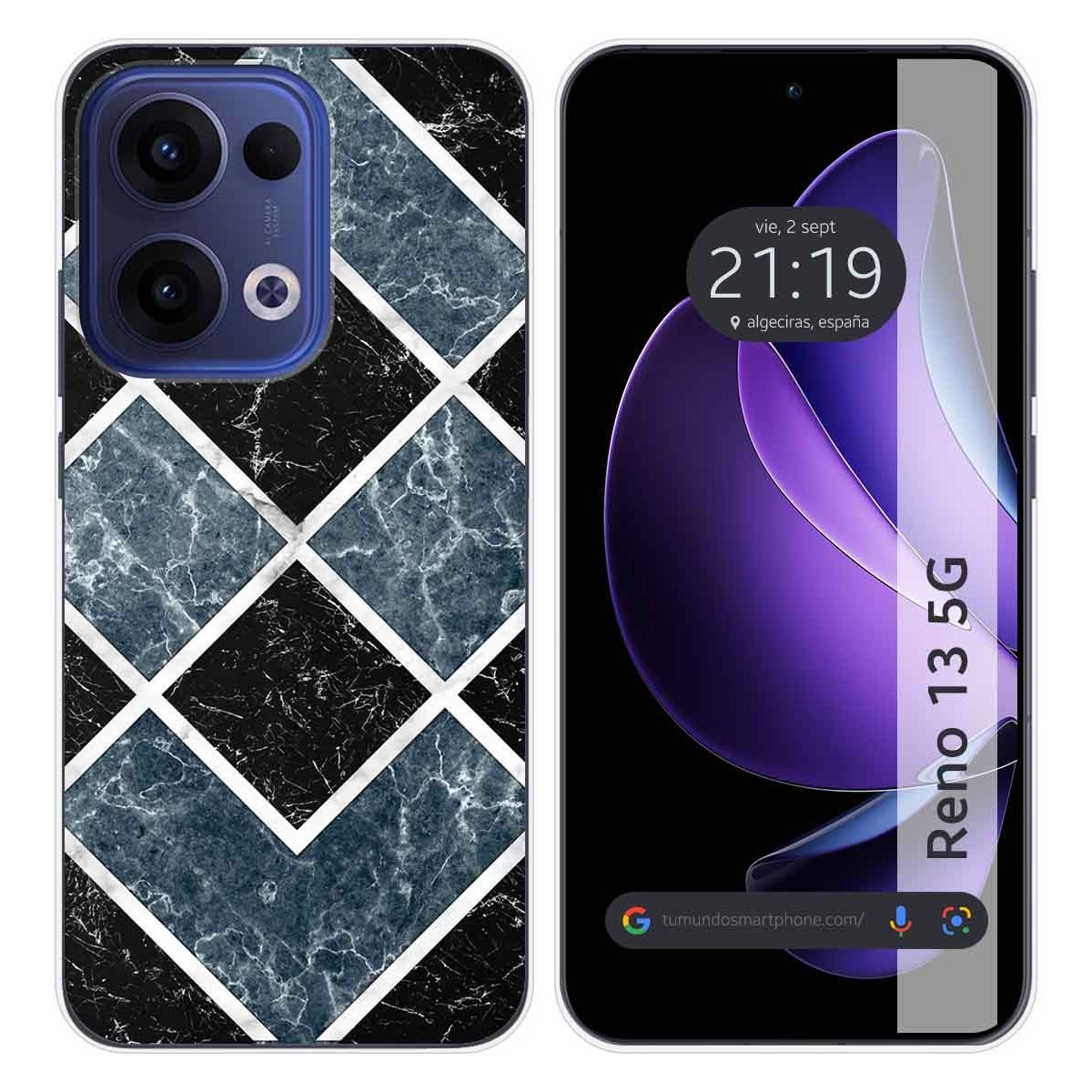 Funda Silicona para Oppo Reno 13 5G diseño Mármol 06 Dibujos