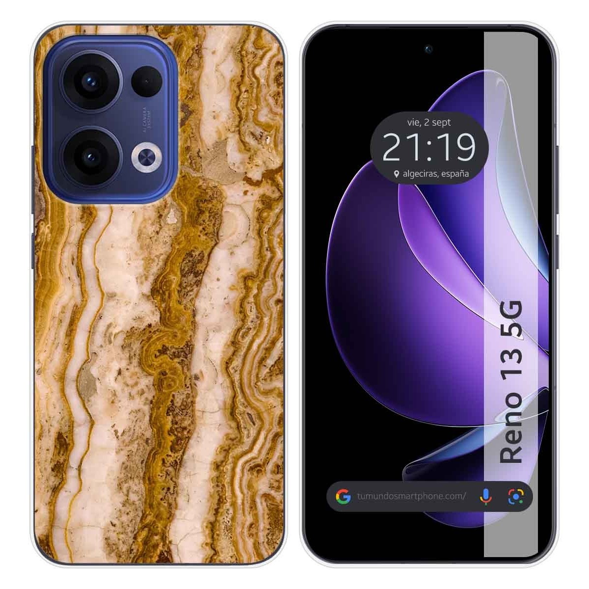 Funda Silicona para Oppo Reno 13 5G diseño Mármol 10 Dibujos