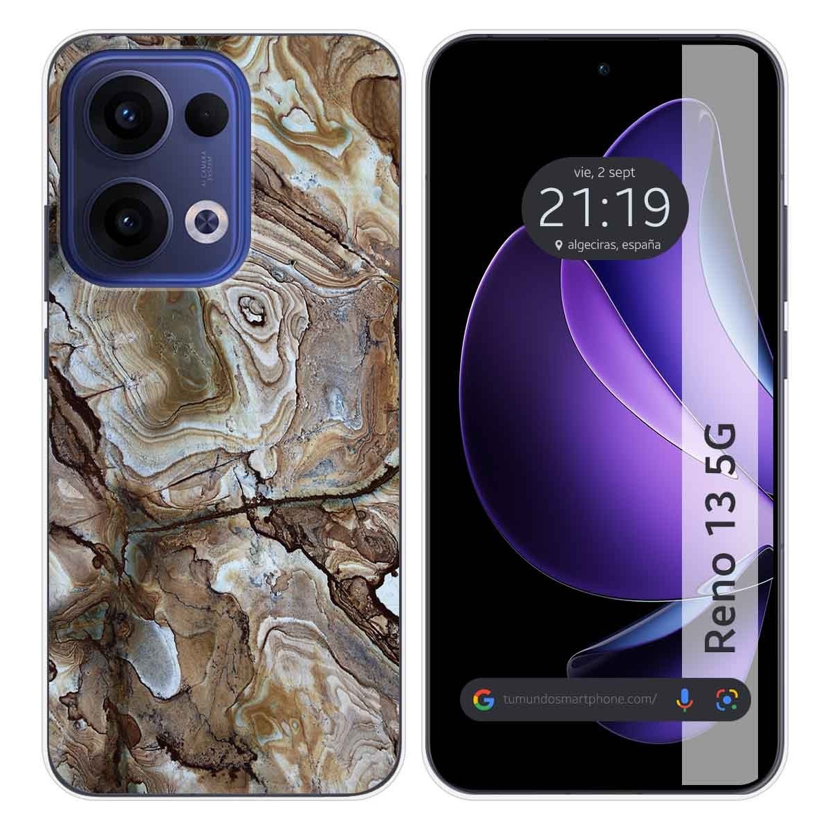 Funda Silicona para Oppo Reno 13 5G diseño Mármol 14 Dibujos