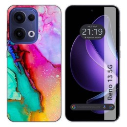Funda Silicona para Oppo Reno 13 5G diseño Mármol 15 Dibujos