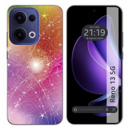 Funda Silicona para Oppo Reno 13 5G diseño Abstracto Dibujos