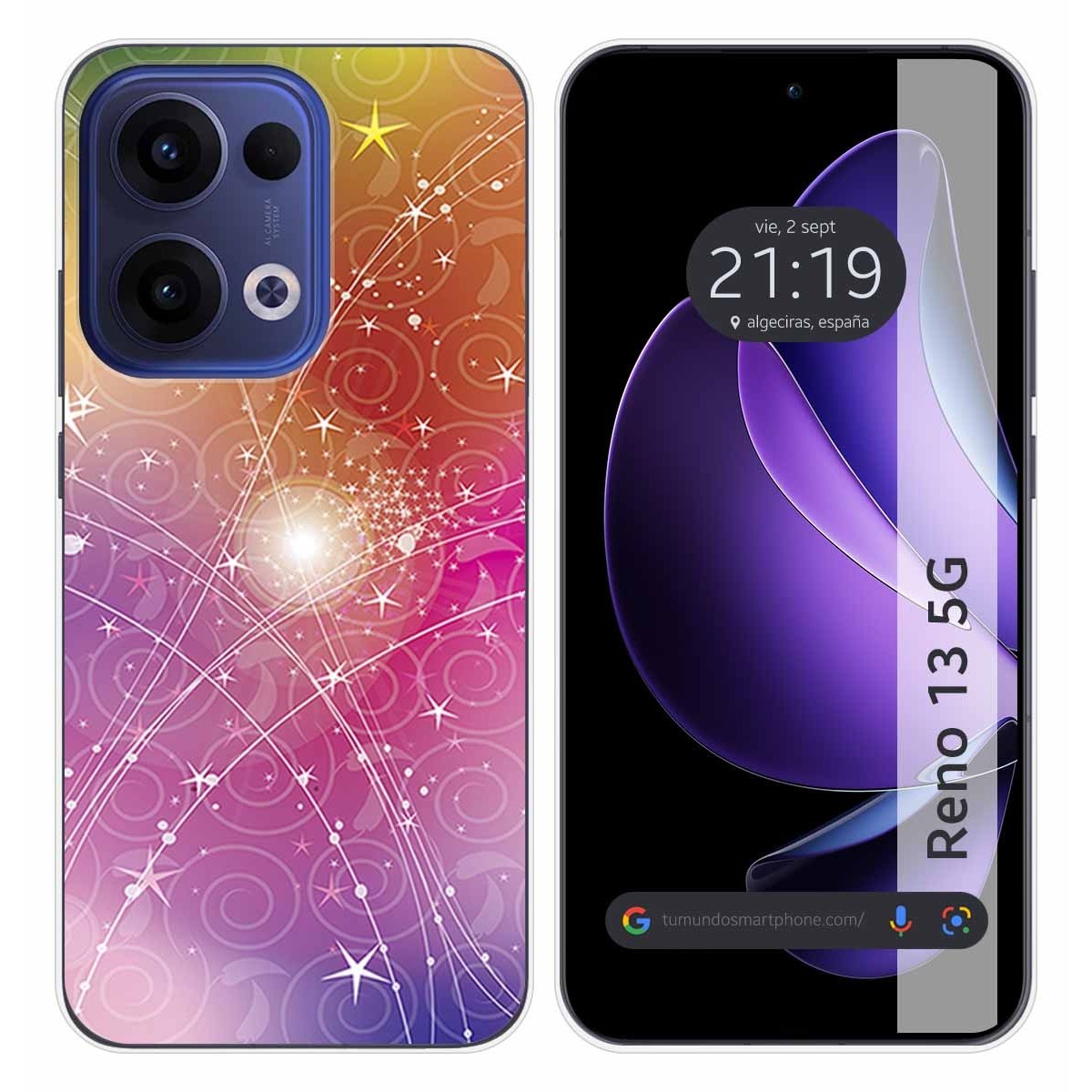 Funda Silicona para Oppo Reno 13 5G diseño Abstracto Dibujos