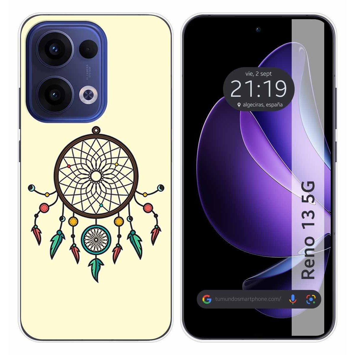 Funda Silicona para Oppo Reno 13 5G diseño Atrapasueños Dibujos