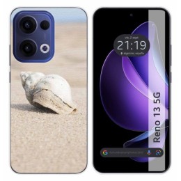 Funda Silicona para Oppo Reno 13 5G diseño Concha Dibujos