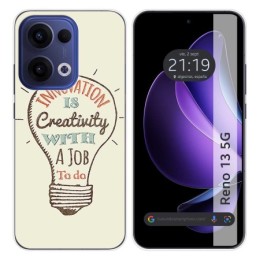 Funda Silicona para Oppo Reno 13 5G diseño Creativity Dibujos