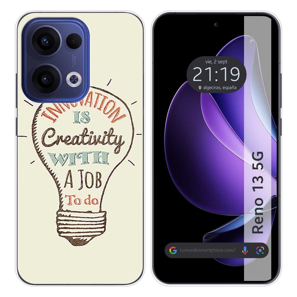 Funda Silicona para Oppo Reno 13 5G diseño Creativity Dibujos