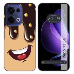 Funda Silicona para Oppo Reno 13 5G diseño Helado Chocolate Dibujos