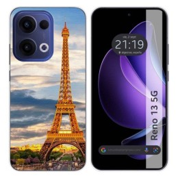 Funda Silicona para Oppo Reno 13 5G diseño Paris Dibujos
