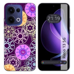 Funda Silicona para Oppo Reno 13 5G diseño Radial Dibujos