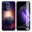 Funda Silicona para Oppo Reno 13 5G diseño Tierra Dibujos
