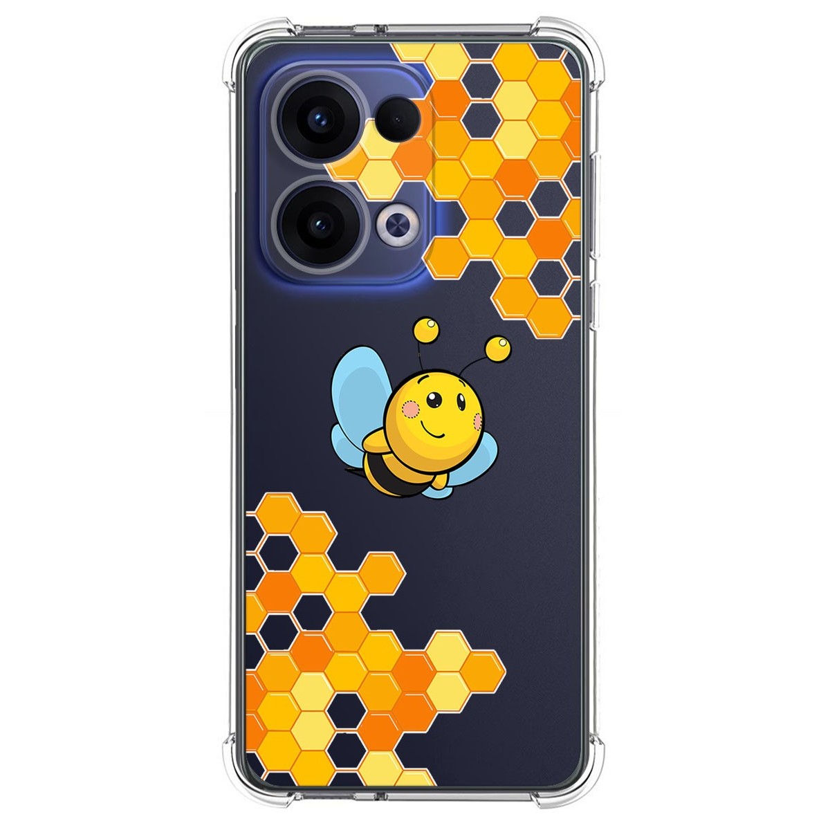 Funda Silicona Antigolpes para Oppo Reno 13 5G diseño Abeja Dibujos
