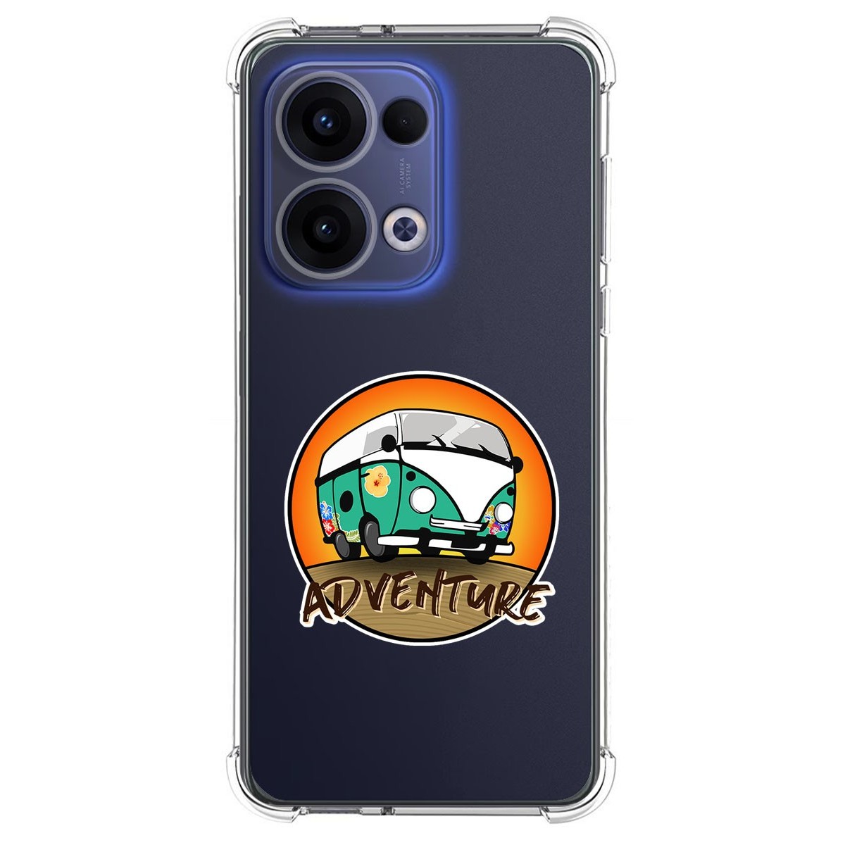 Funda Silicona Antigolpes para Oppo Reno 13 5G diseño Adventure Dibujos