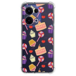 Funda Silicona Antigolpes para Oppo Reno 13 5G diseño Dulces 01 Dibujos