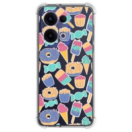Funda Silicona Antigolpes para Oppo Reno 13 5G diseño Dulces 02 Dibujos