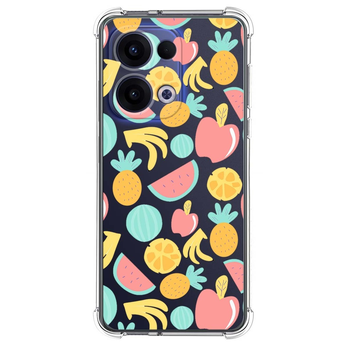 Funda Silicona Antigolpes para Oppo Reno 13 5G diseño Frutas 02 Dibujos