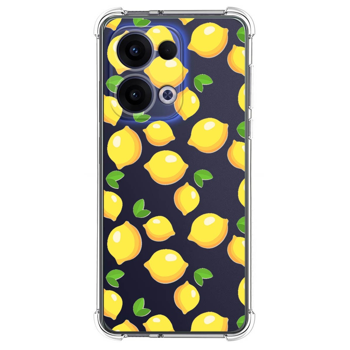 Funda Silicona Antigolpes para Oppo Reno 13 5G diseño Limones Dibujos