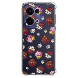 Funda Silicona Antigolpes para Oppo Reno 13 5G diseño Muffins Dibujos