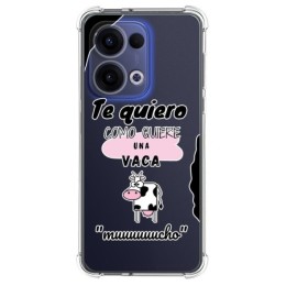Funda Silicona Antigolpes para Oppo Reno 13 5G diseño Vaca Dibujos
