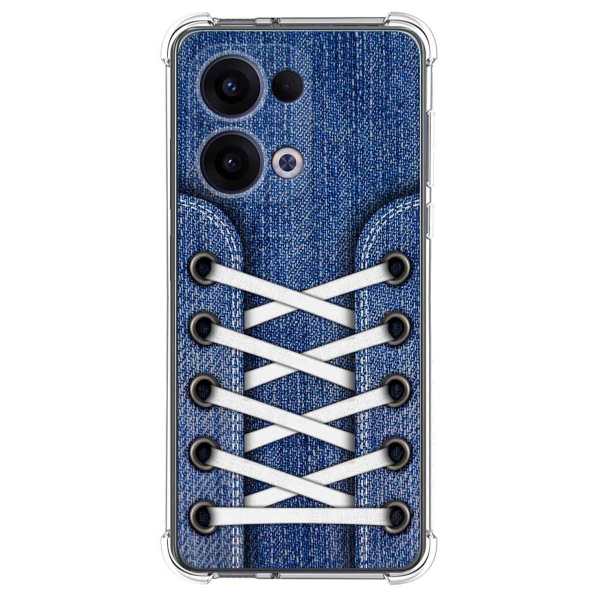 Funda Silicona Antigolpes para Oppo Reno 13 5G diseño Zapatillas 01 Dibujos