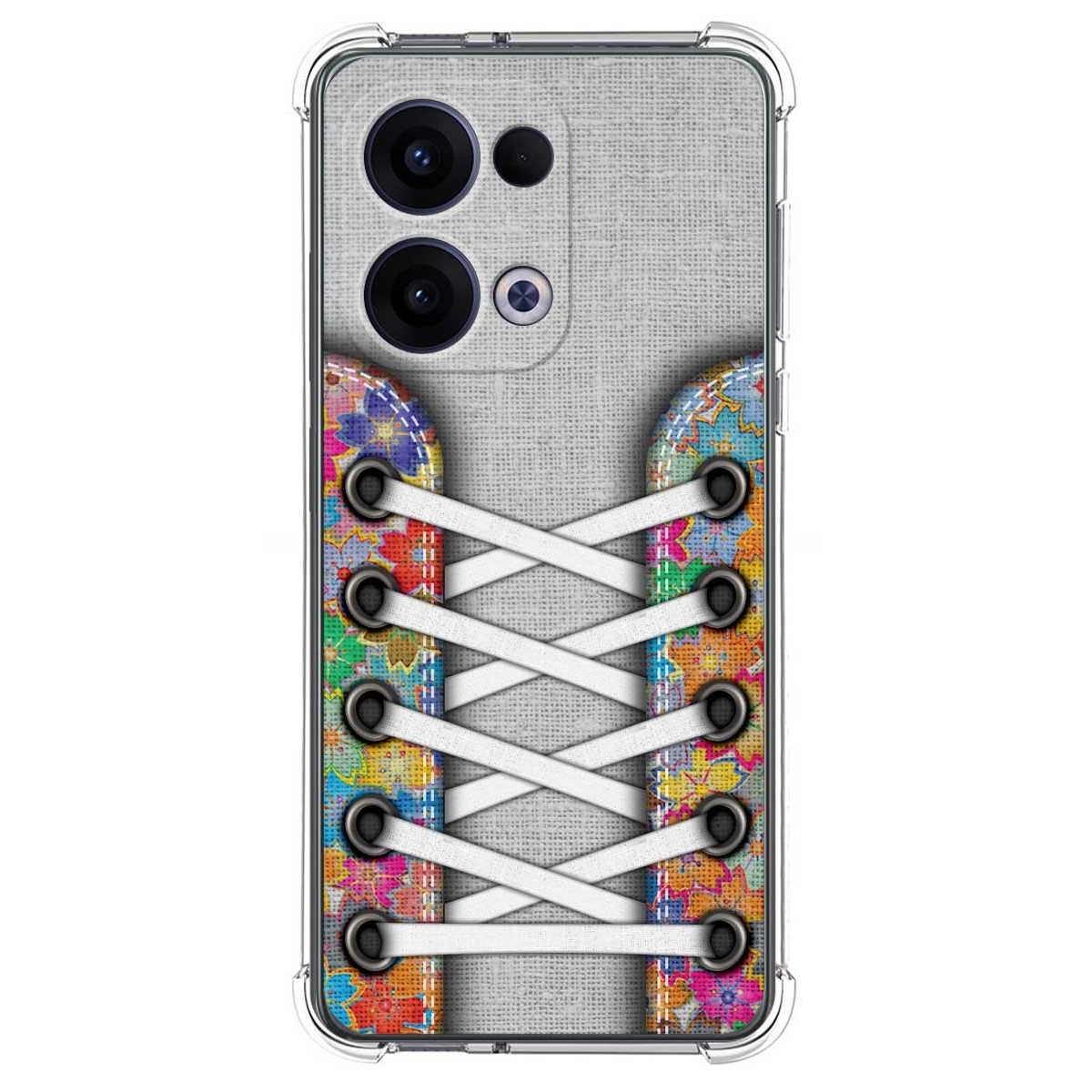 Funda Silicona Antigolpes para Oppo Reno 13 5G diseño Zapatillas 04 Dibujos