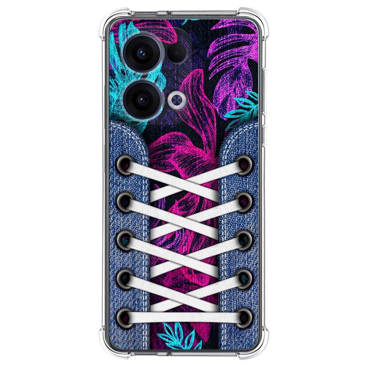 Funda Silicona Antigolpes para Oppo Reno 13 5G diseño Zapatillas 07 Dibujos