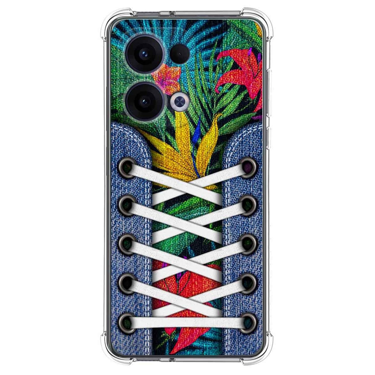 Funda Silicona Antigolpes para Oppo Reno 13 5G diseño Zapatillas 12 Dibujos
