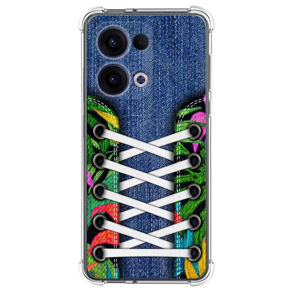 Funda Silicona Antigolpes para Oppo Reno 13 5G diseño Zapatillas 13 Dibujos