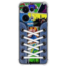 Funda Silicona Antigolpes para Oppo Reno 13 5G diseño Zapatillas 14 Dibujos