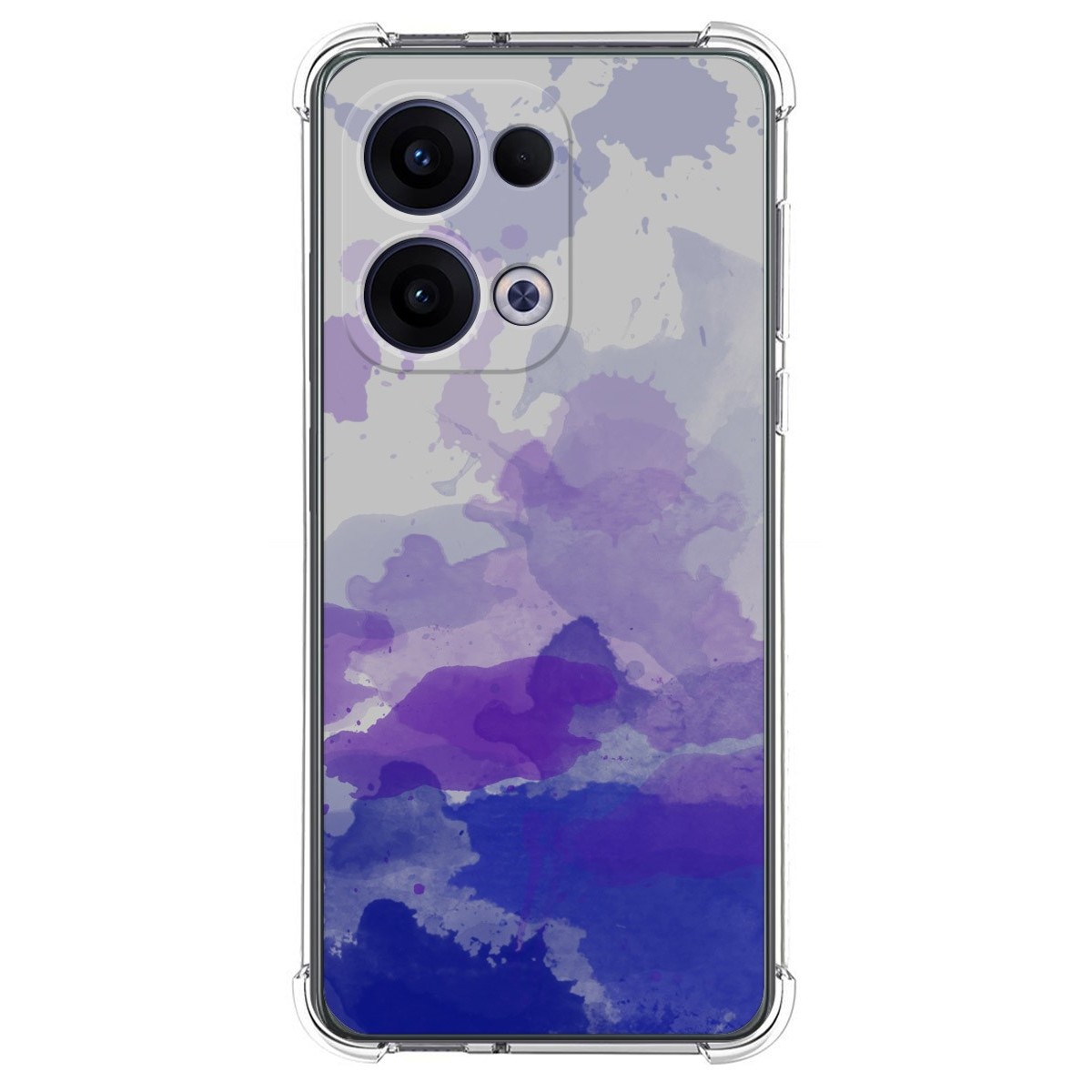 Funda Silicona Antigolpes para Oppo Reno 13 5G diseño Acuarela 09 Dibujos