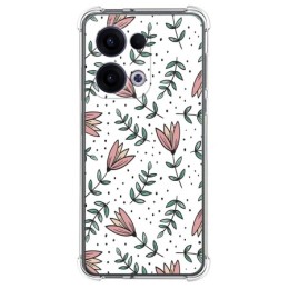 Funda Silicona Antigolpes para Oppo Reno 13 5G diseño Flores 01 Dibujos