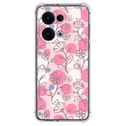Funda Silicona Antigolpes para Oppo Reno 13 5G diseño Flores 07 Dibujos