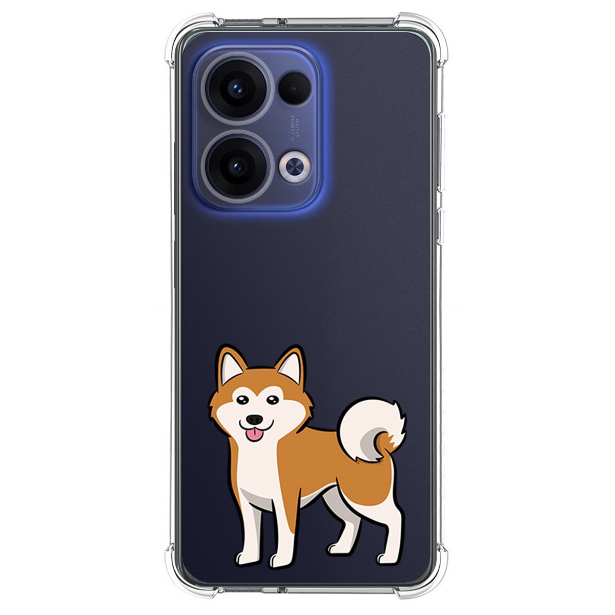 Funda Silicona Antigolpes para Oppo Reno 13 5G diseño Perros 02 Dibujos