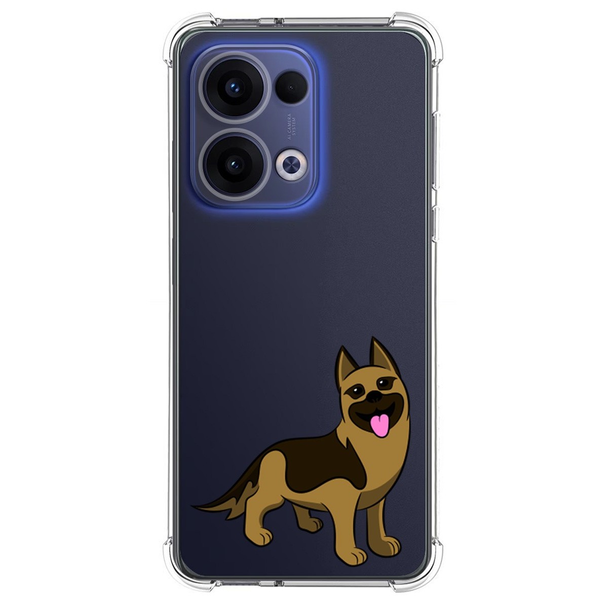 Funda Silicona Antigolpes para Oppo Reno 13 5G diseño Perros 03 Dibujos