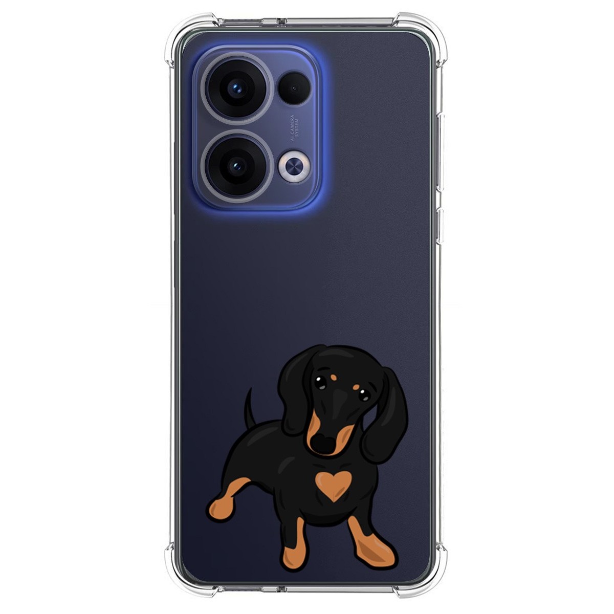 Funda Silicona Antigolpes para Oppo Reno 13 5G diseño Perros 04 Dibujos