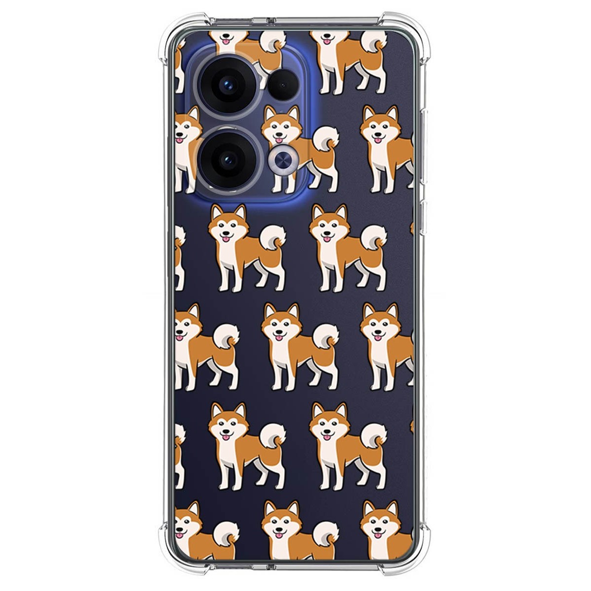 Funda Silicona Antigolpes para Oppo Reno 13 5G diseño Perros 08 Dibujos
