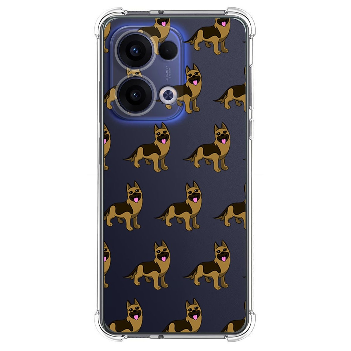 Funda Silicona Antigolpes para Oppo Reno 13 5G diseño Perros 09 Dibujos