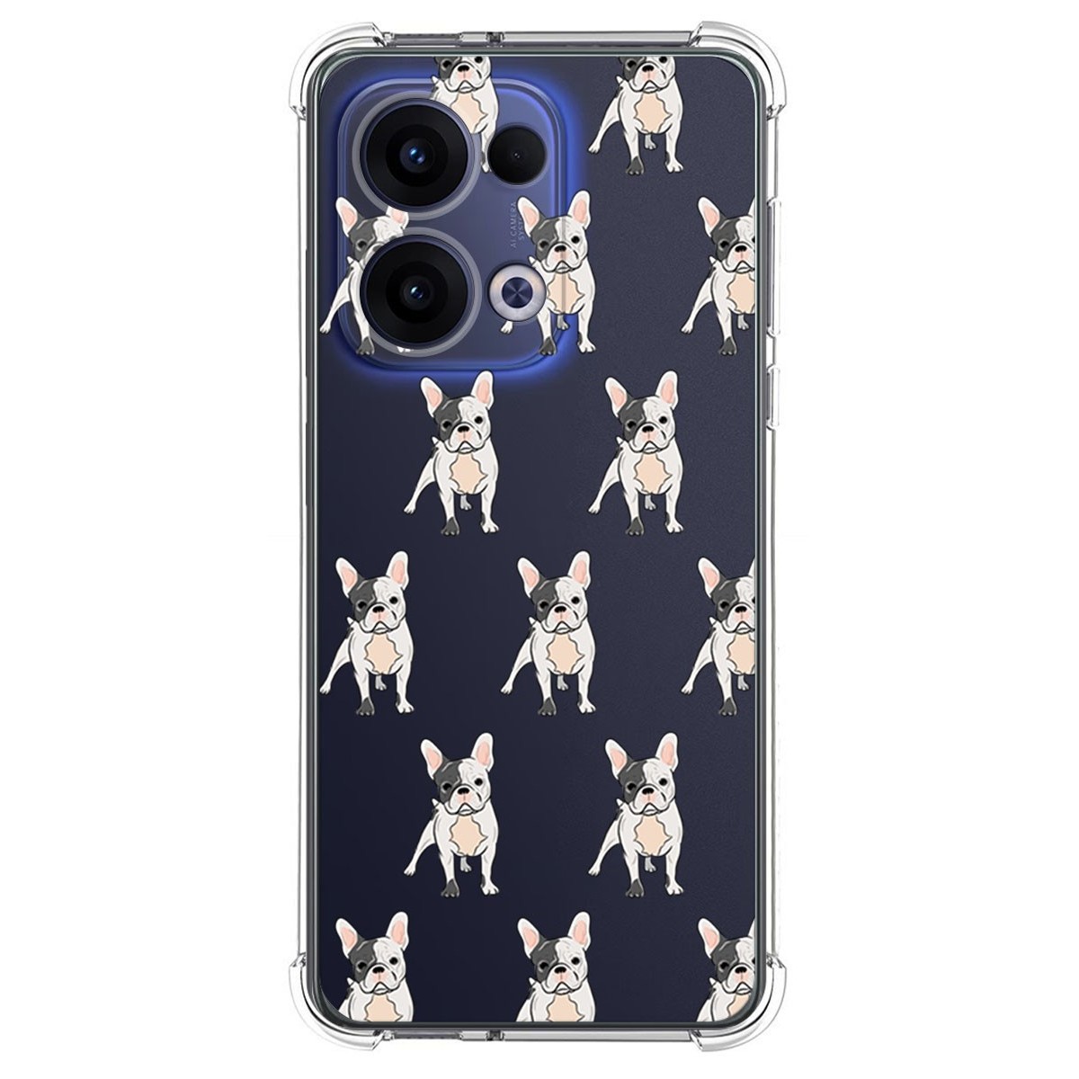 Funda Silicona Antigolpes para Oppo Reno 13 5G diseño Perros 12 Dibujos