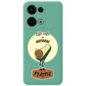 Funda Silicona Líquida Verde para Oppo Reno 13 5G diseño Culo Natural Dibujos