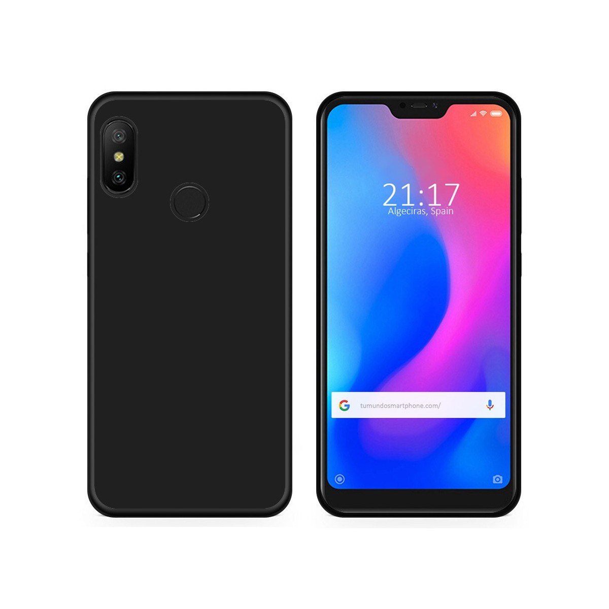 Funda Gel Tpu para Xiaomi Redmi 6 Pro / Mi A2 Lite Color Negra