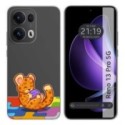 Funda Silicona Transparente para Oppo Reno 13 Pro 5G diseño Leopardo Dibujos