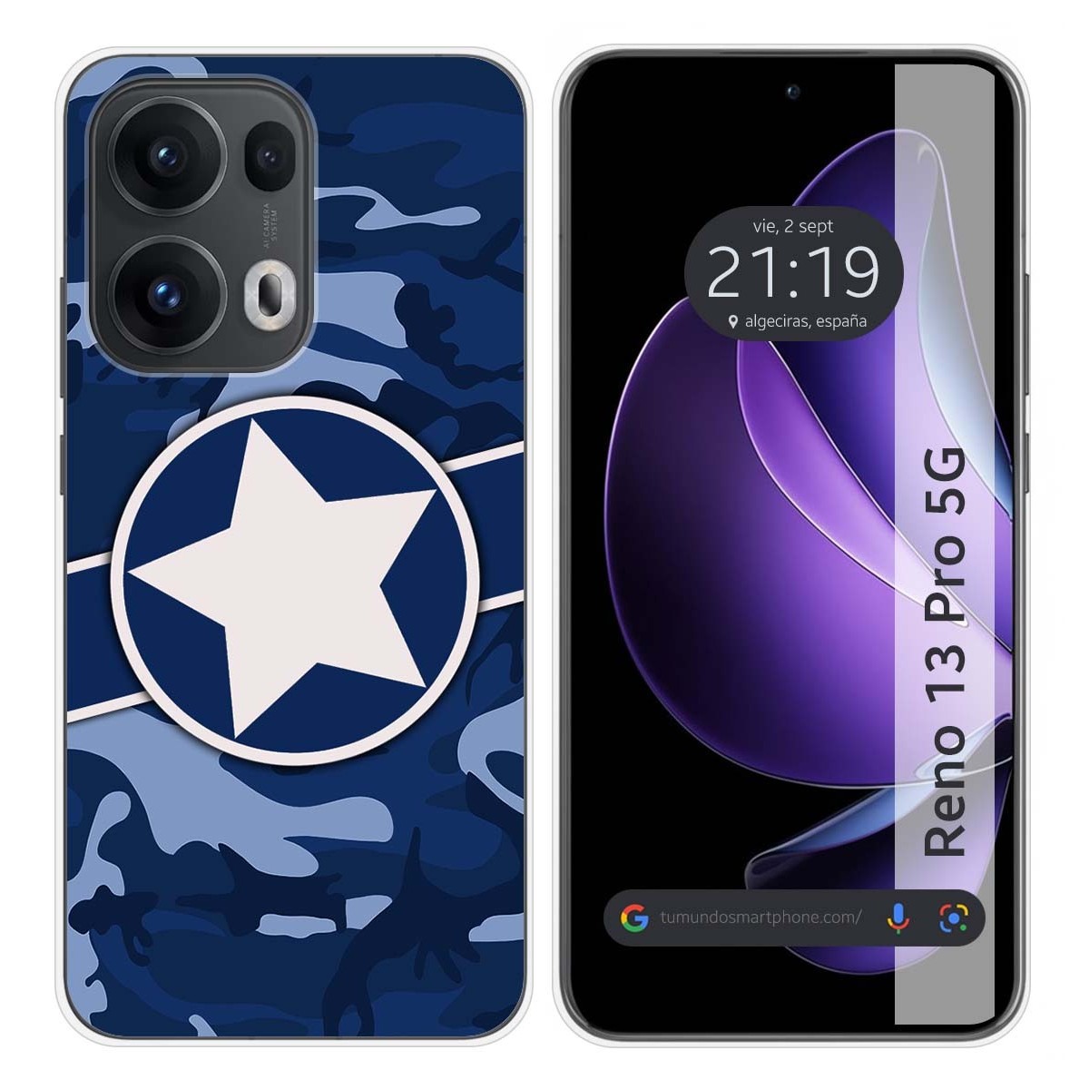Funda Silicona para Oppo Reno 13 Pro 5G diseño Camuflaje 03 Dibujos