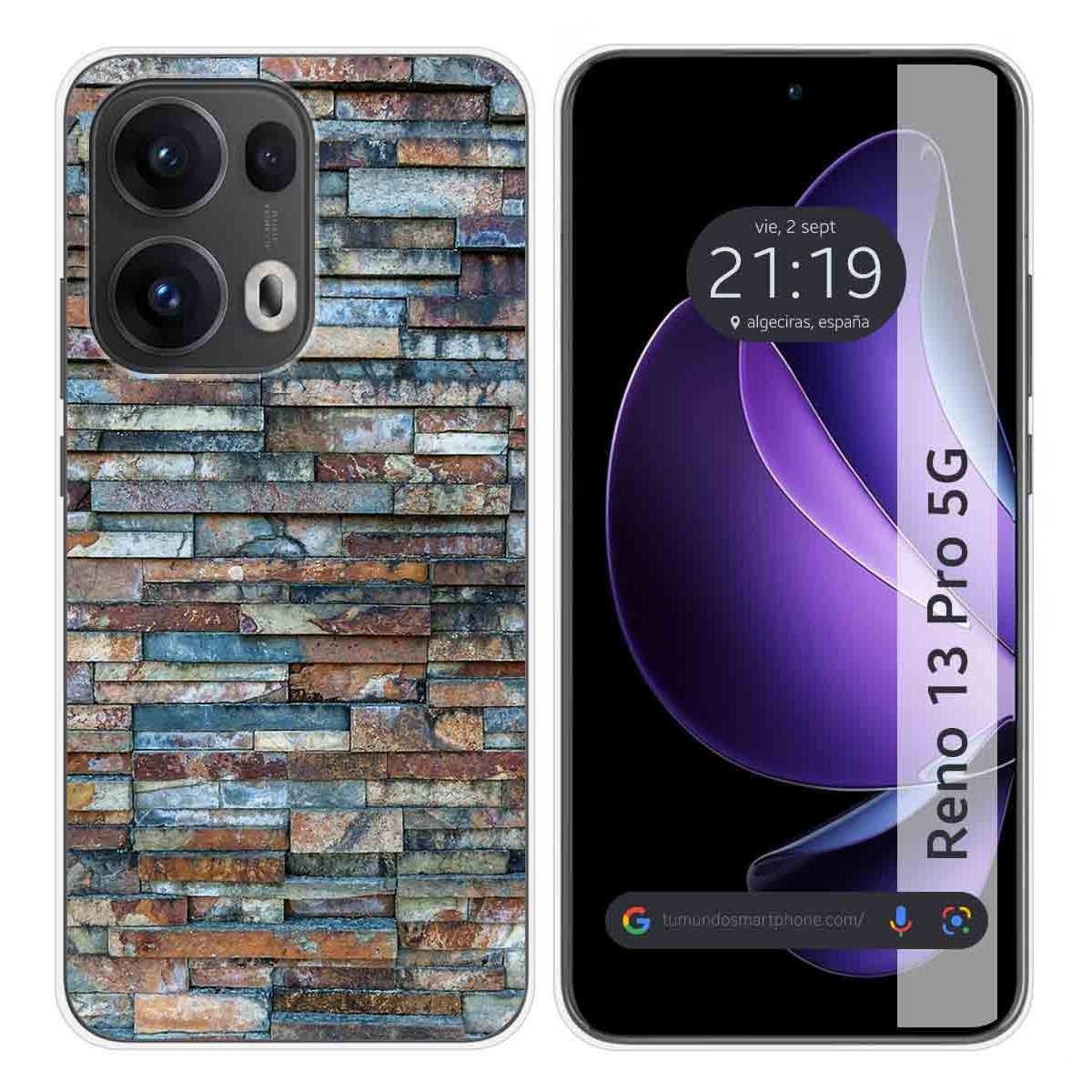 Funda Silicona para Oppo Reno 13 Pro 5G diseño Ladrillo 05 Dibujos