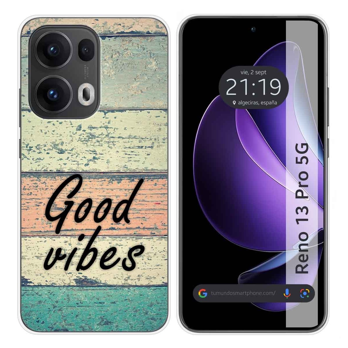 Funda Silicona para Oppo Reno 13 Pro 5G diseño Madera 01 Dibujos