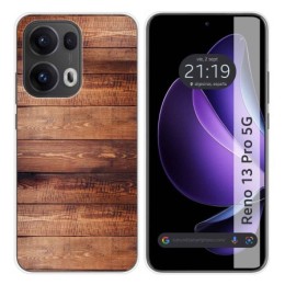 Funda Silicona para Oppo Reno 13 Pro 5G diseño Madera 02 Dibujos