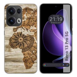 Funda Silicona para Oppo Reno 13 Pro 5G diseño Madera 07 Dibujos