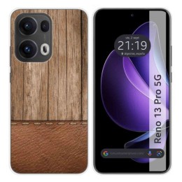 Funda Silicona para Oppo Reno 13 Pro 5G diseño Madera 09 Dibujos