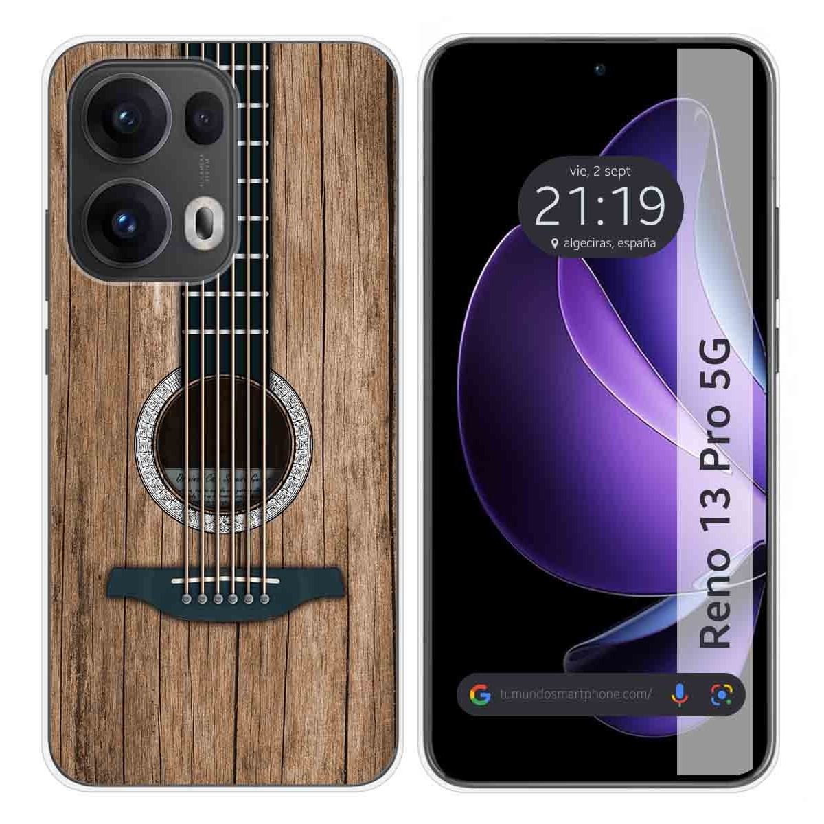 Funda Silicona para Oppo Reno 13 Pro 5G diseño Madera 11 Dibujos
