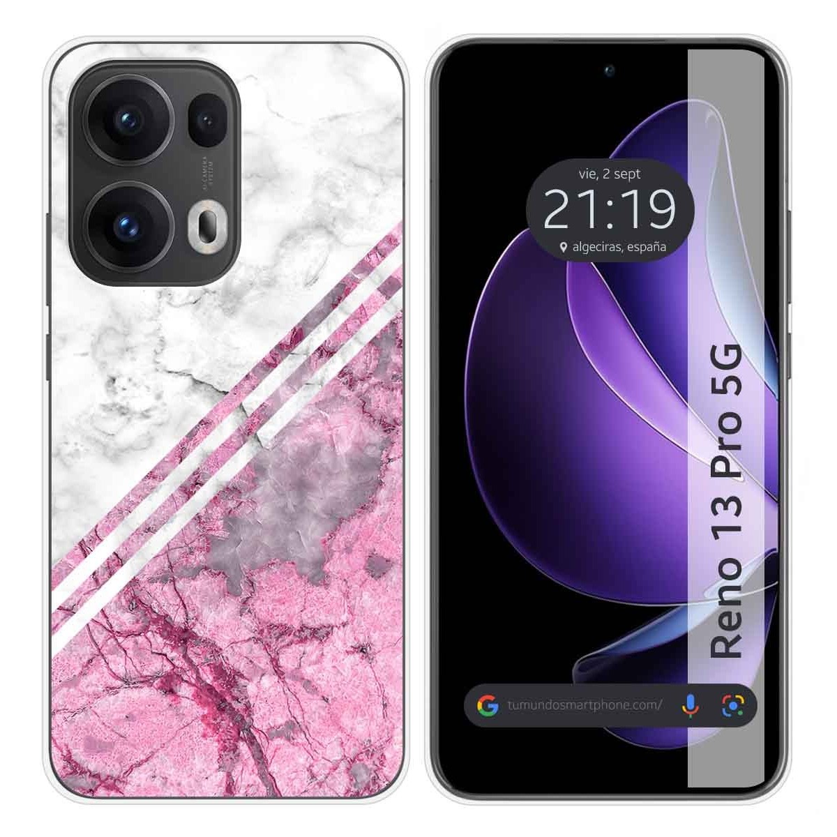 Funda Silicona para Oppo Reno 13 Pro 5G diseño Mármol 03 Dibujos