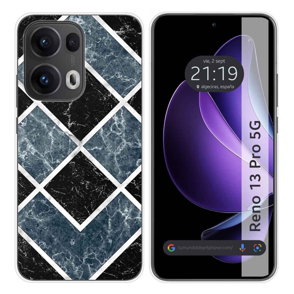 Funda Silicona para Oppo Reno 13 Pro 5G diseño Mármol 06 Dibujos