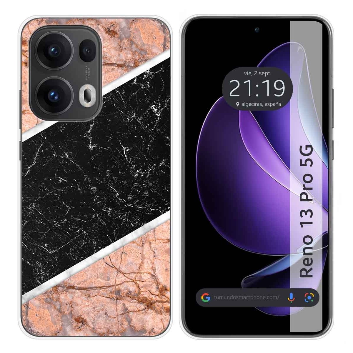 Funda Silicona para Oppo Reno 13 Pro 5G diseño Mármol 07 Dibujos
